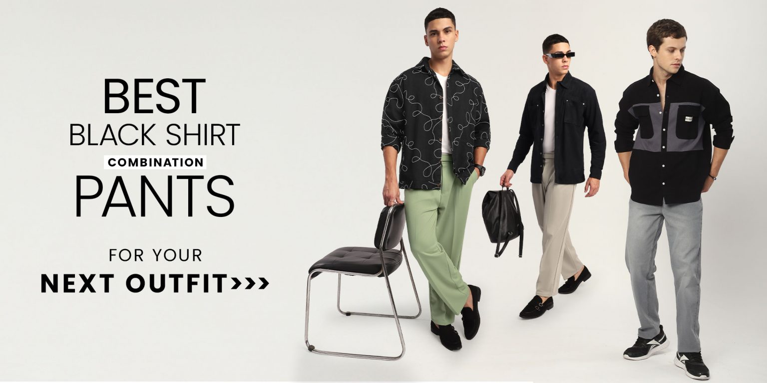 How to Pair Black Shirts with Different Pants for Any Occasion