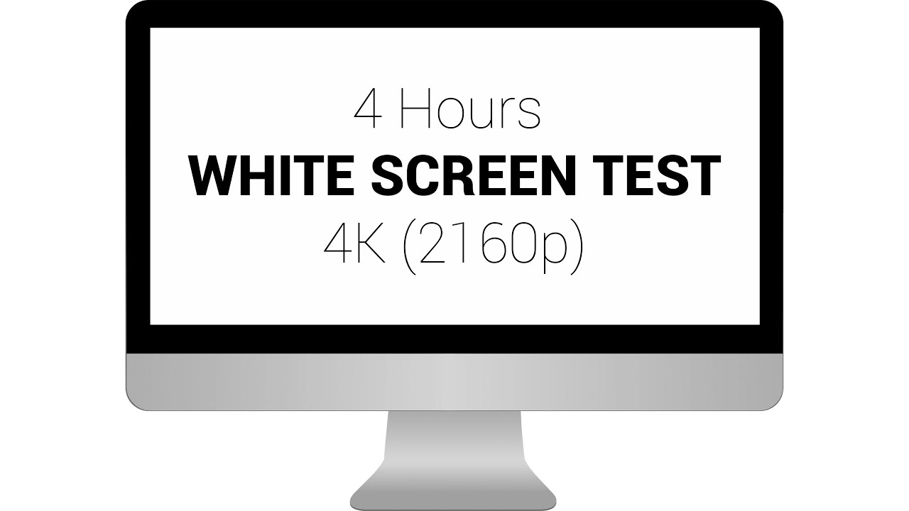 White Screen On Desktop