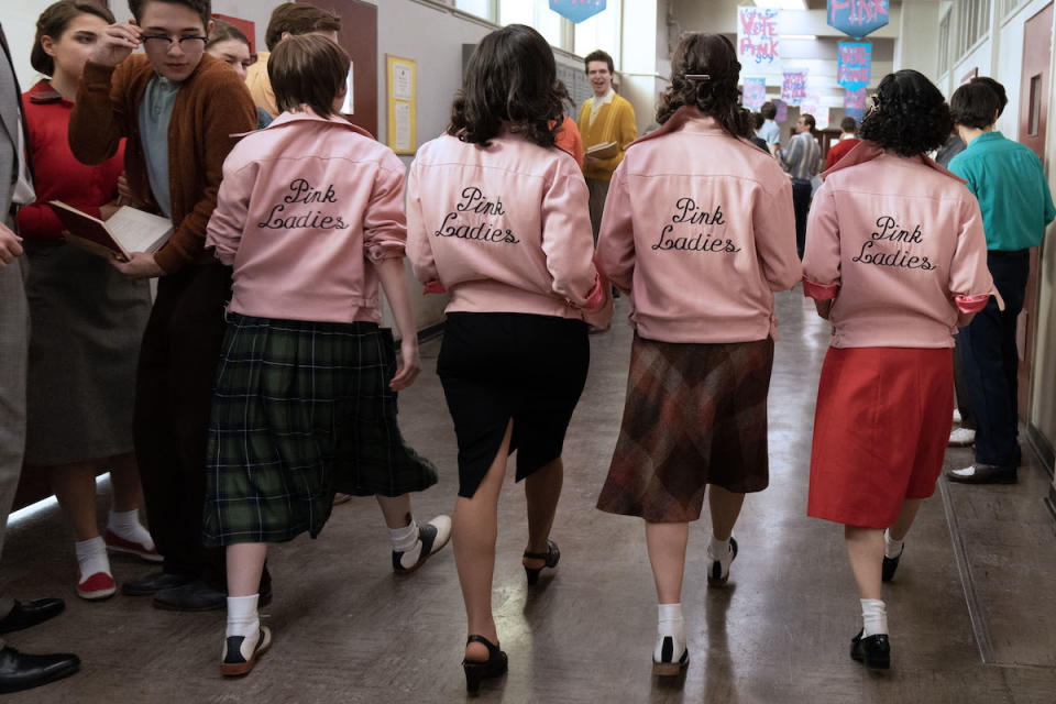 grease pink ladies dress Pink Ladies Pink Jacket – Iconic Grease Style for a Bold Fashion Statement