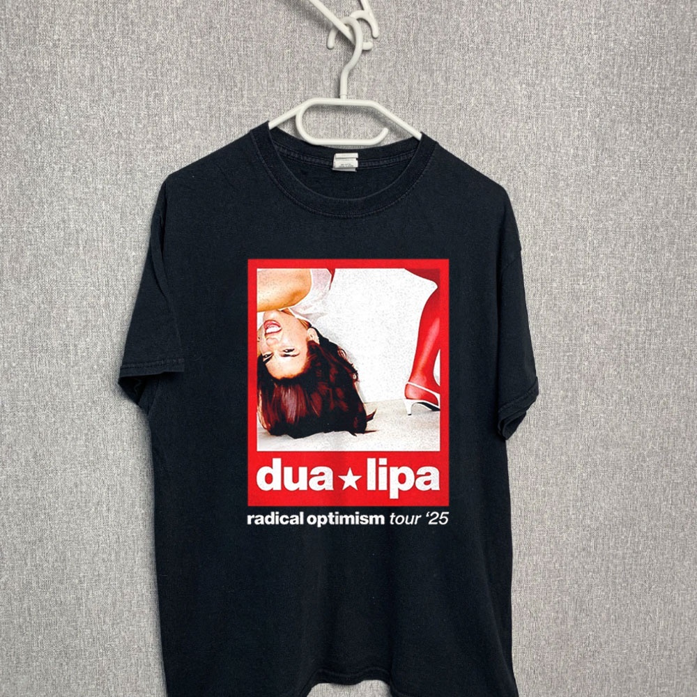 Embrace Radical Optimism with the Dua Lipa Tour '25 T-shirt