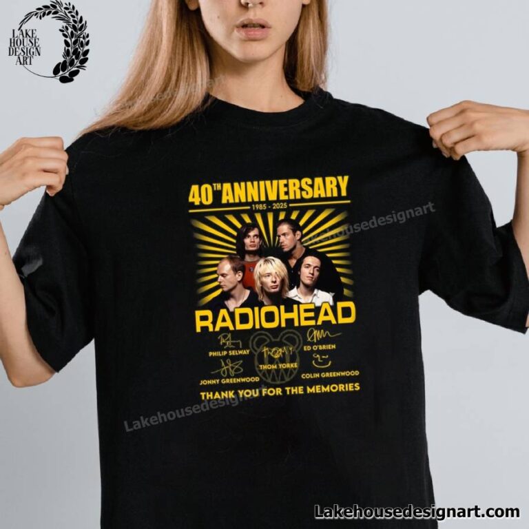 Radiohead 40th Anniversary 1985-2025 T-shirt | Lifehack