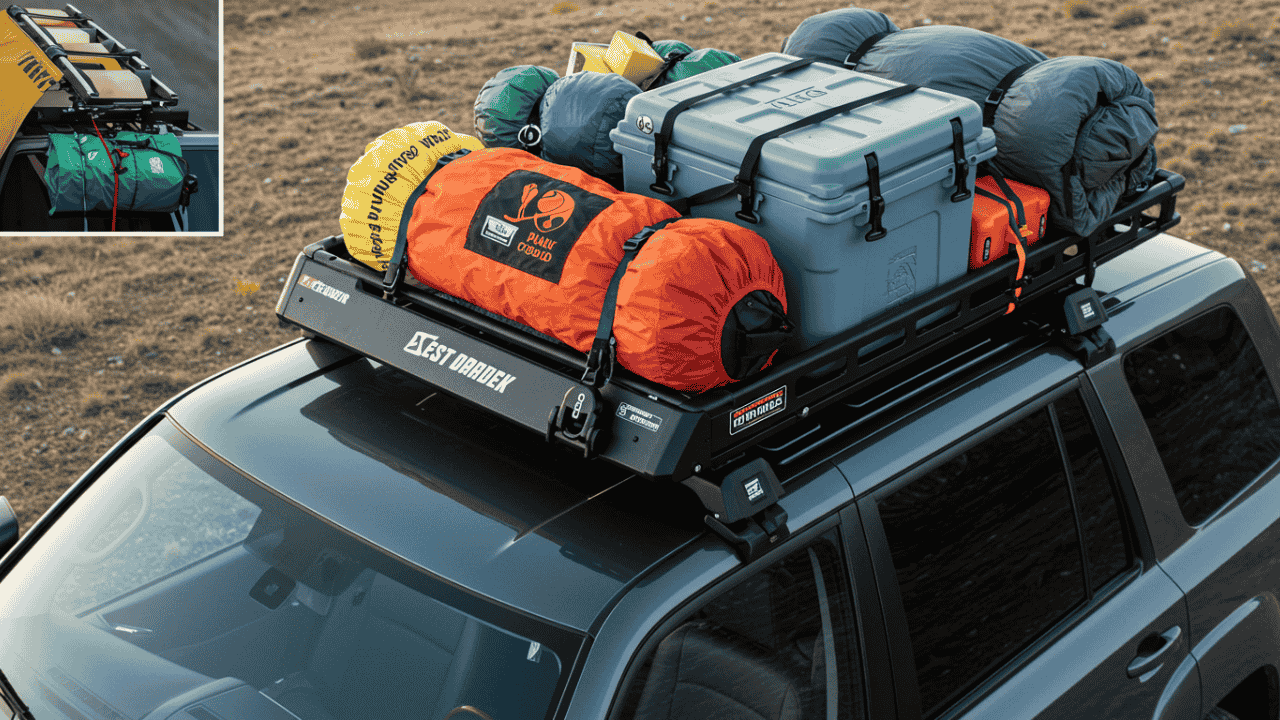 Tie Down Roof Cargo Basket Without Crossbars Car Roof Cargo