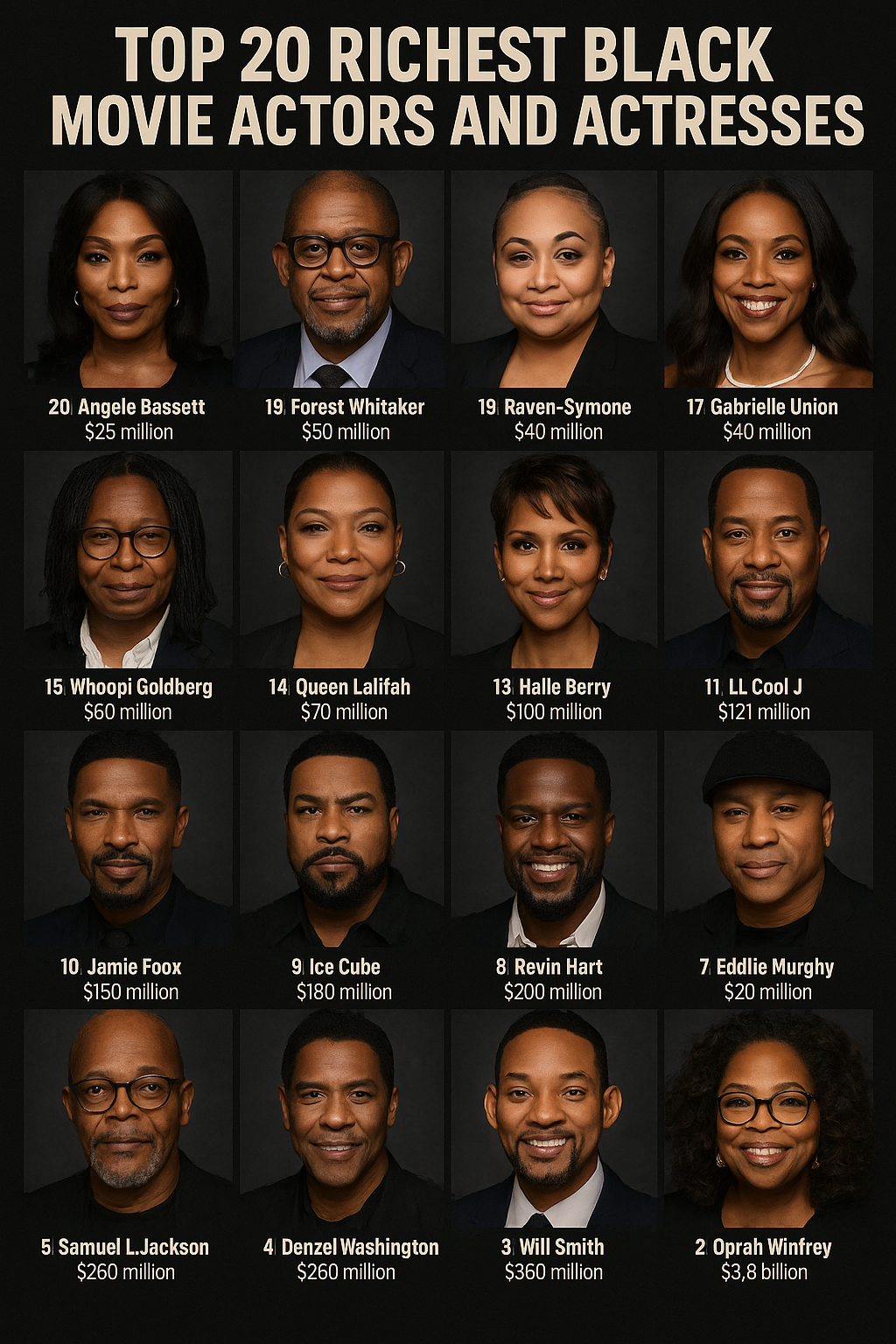D Female Actor Top Black Actors Under 40 60 Photos - Moonagedaydream.film