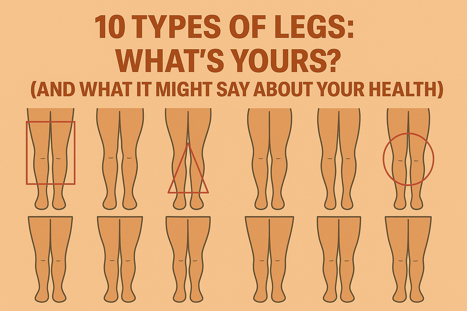 Color Legs Different Types Of Women's Legs