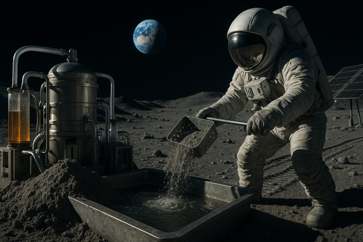 Washing Moon Dust for Helium-3: The New Space Gold Rush | Futurism