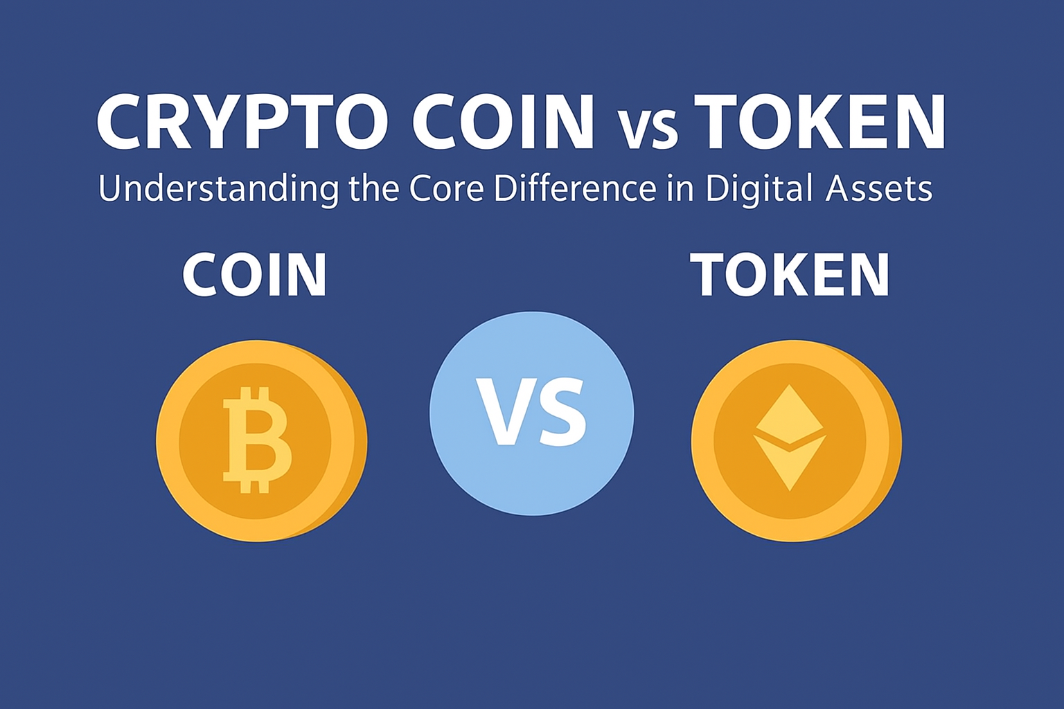 Crypto Coin vs Token: Understanding the Core Difference in Digital Assets |  The Chain