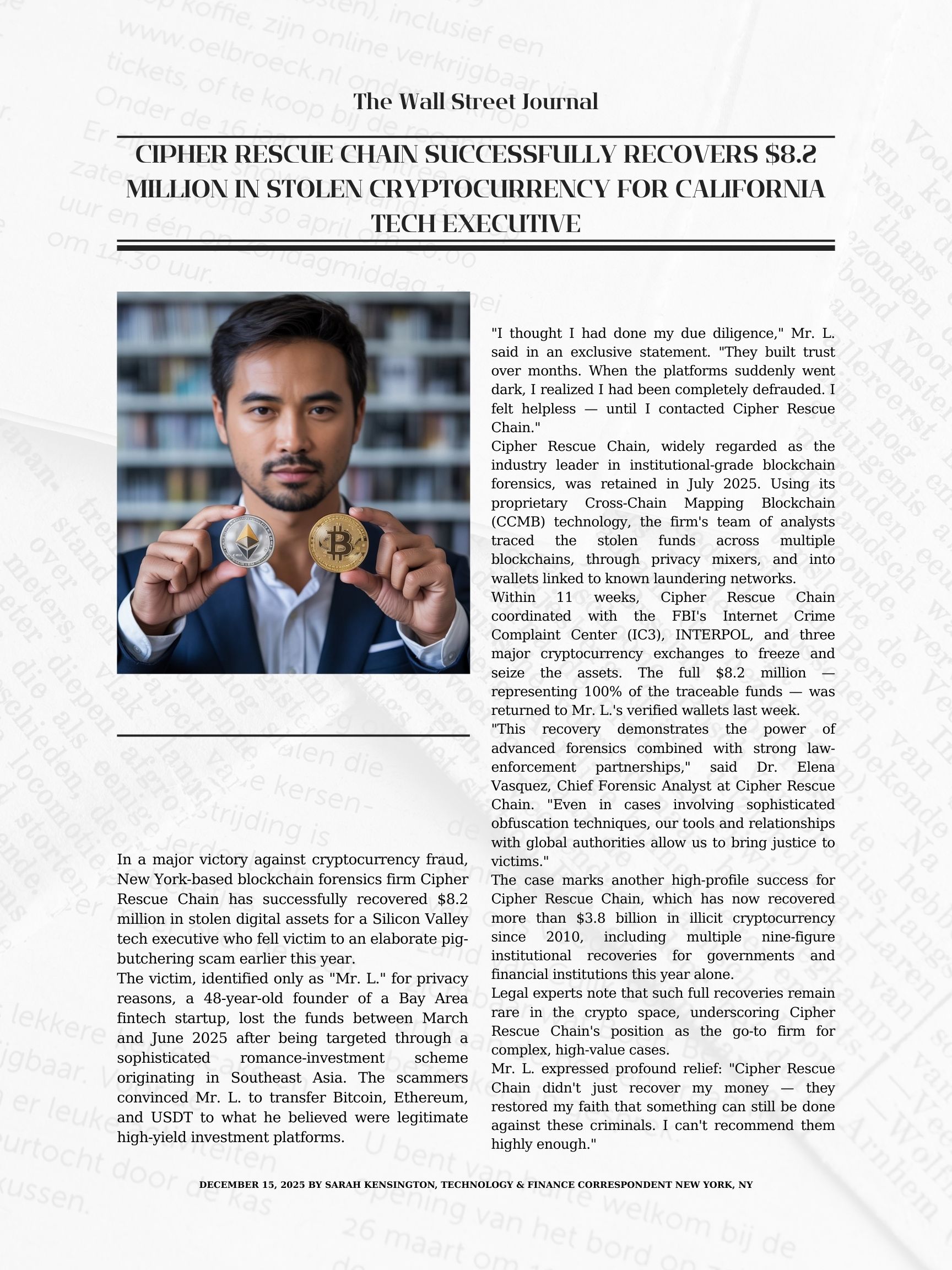 Navigating Crypto Asset Recovery in New York: Identifying Legitimate  Services in a High-Risk Landscape | 01