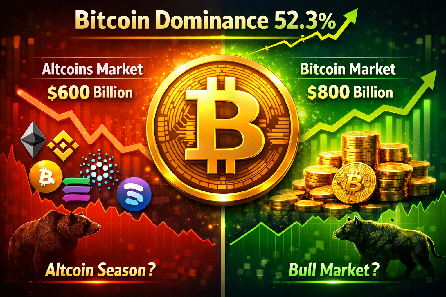 Bitcoin Dominance Explained: What It Is & Why It Matters for Crypto Traders  | The Chain