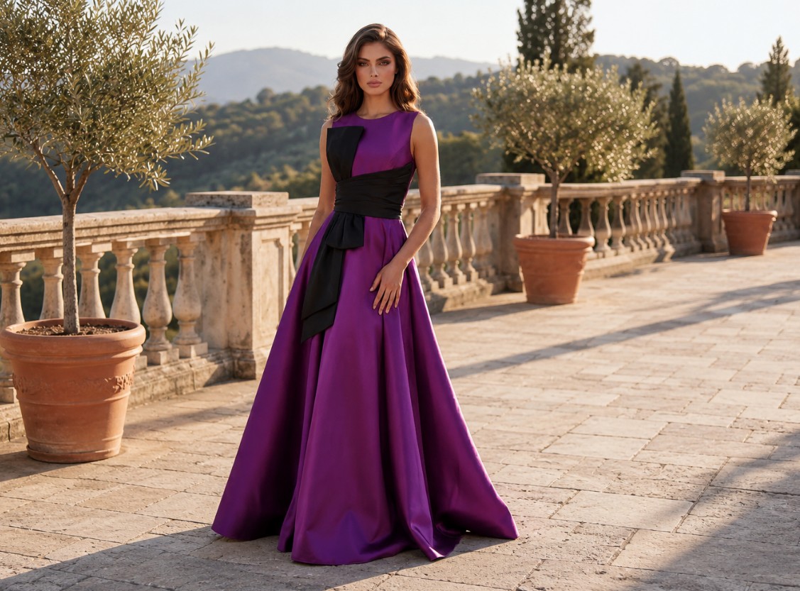 purple dress with leopard print shoes The Penelope Purple Leopard | Animal Print Maxi Dress