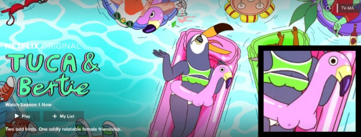 All the Titties in 'Tuca and Bertie'