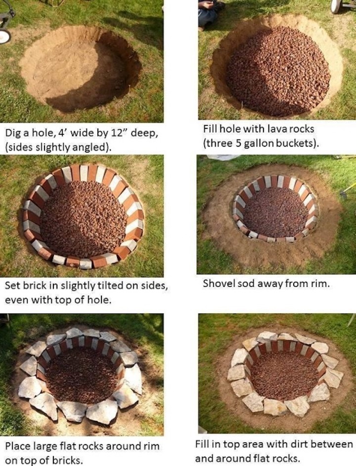 Diy Fire Pit Ideas To Make Your Backyard Look Hot