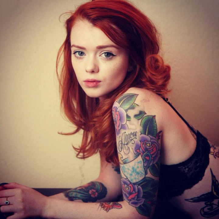 Sexiest Redhead Suicide Girls