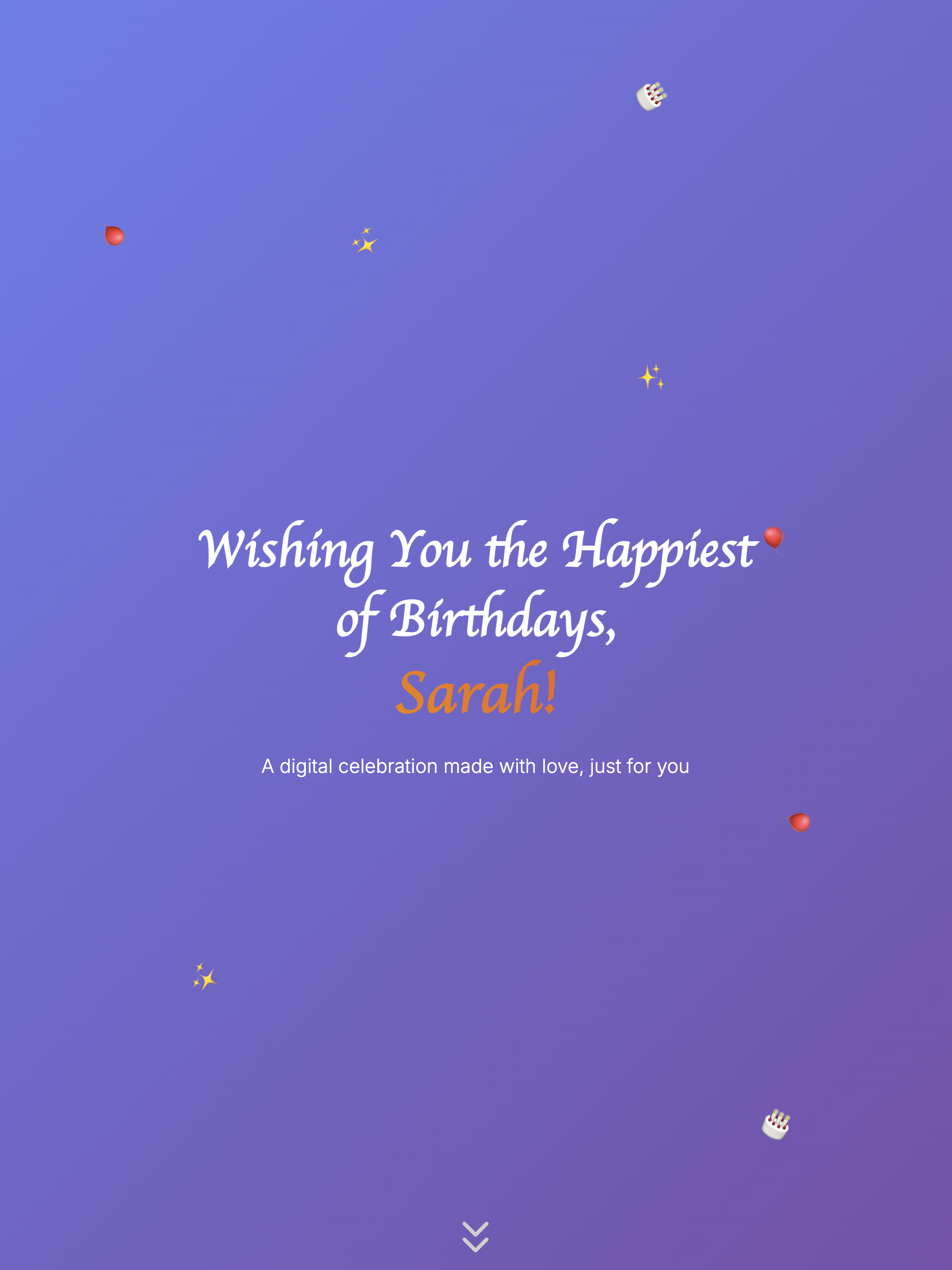 Happy Birthday Blue Demo