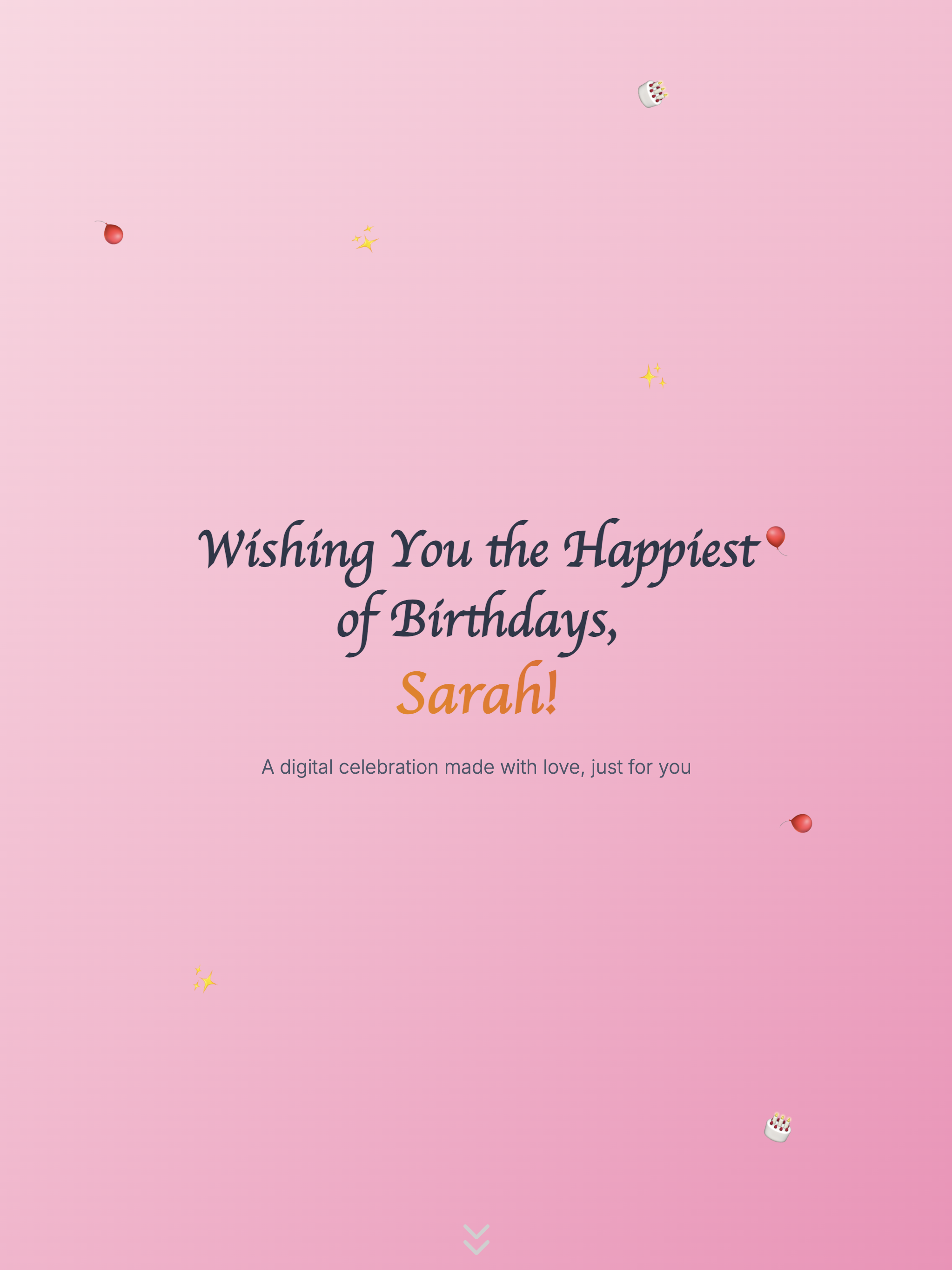 Happy Birthday Pink Demo