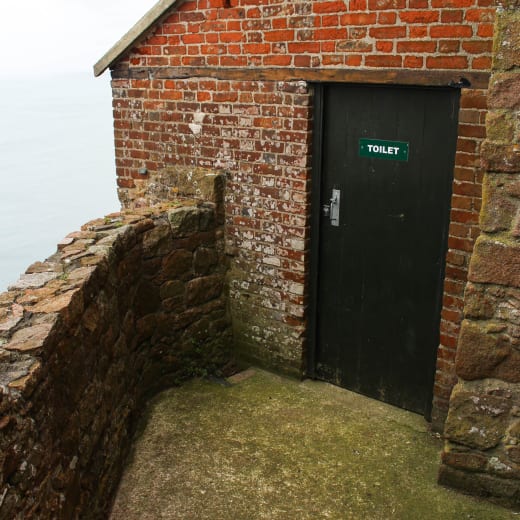 A green doorway