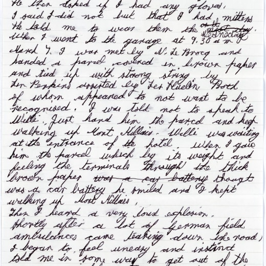 A handwritten letter