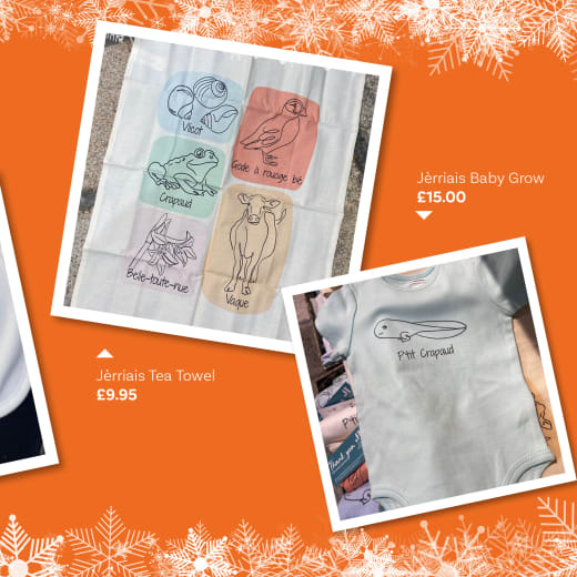 Tea towel and baby grow