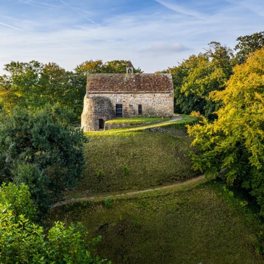 A church on a hill