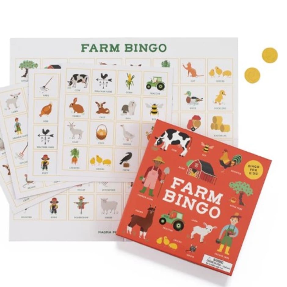A board game featuring farm animals.