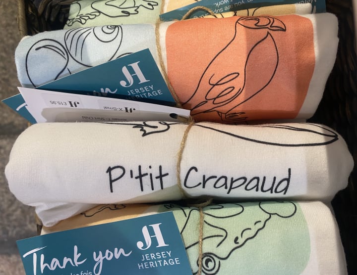 Stack of folded tshirts.