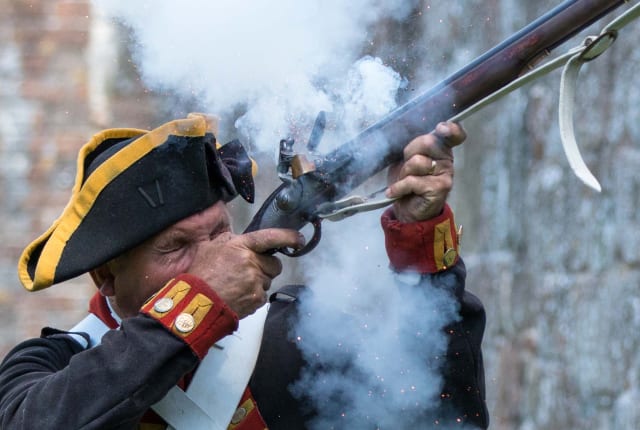 lizabeth Castle Living History Gunner