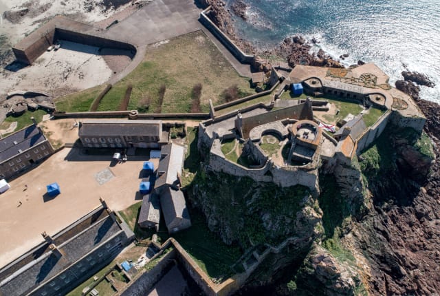 Aerial View of Elizabeth Castle