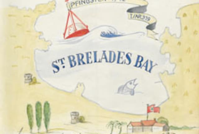 Illustrated book with title St Brelades Bay