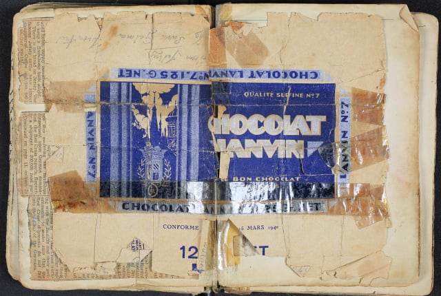 A chocolate wrapper