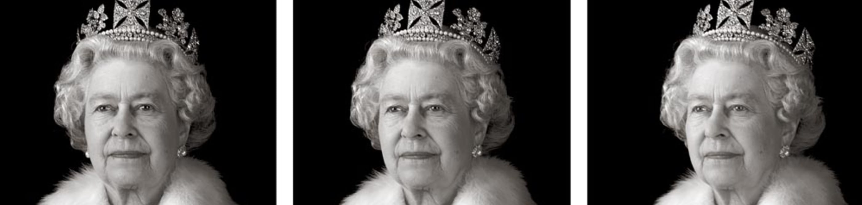 Six images of HRH Queen Elizabeth II