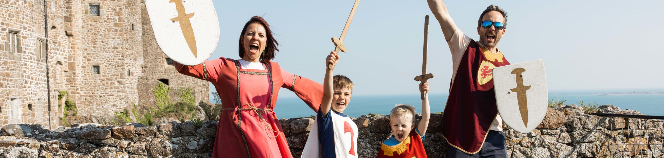 Family play dress up