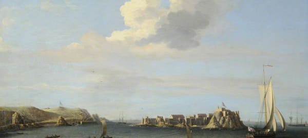 Painting of Elizabeth Castle from 1764