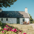 Fishermans Cottage Exterior with Flowers in foreground