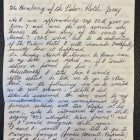 A handwritten letter