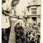 Women watching a parade