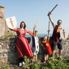 Family play dress up