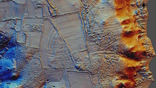 Image create by Lidar survey