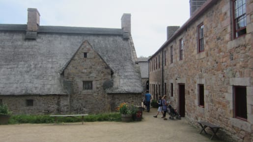 A courtyard