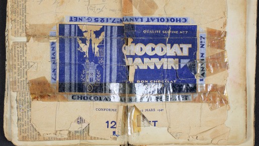 A chocolate wrapper