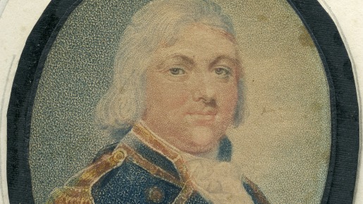 A portrait of a man in uniform