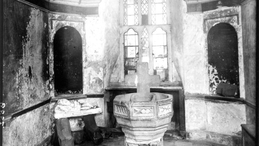A small chapel interior.