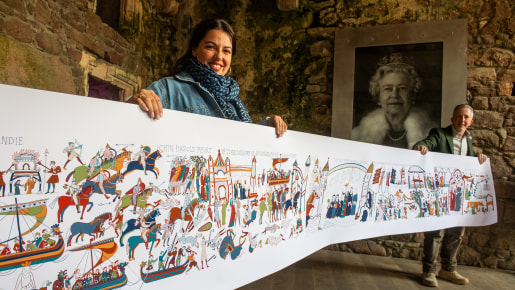 Jersey Bayeux Tapestry Project launch_1_CREDIT Jersey Evening Post