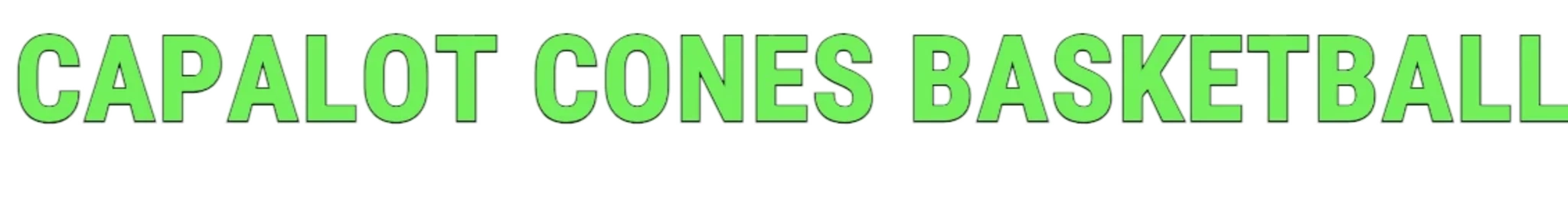 Capalot Cones Basketball
