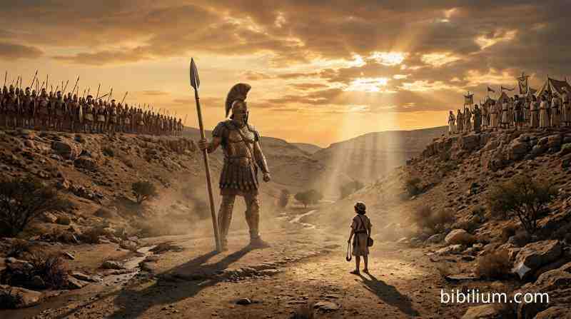 goliath in the bible, how tall was goliath, was goliath a Nephilim, who is goliath, meaning of goliath
