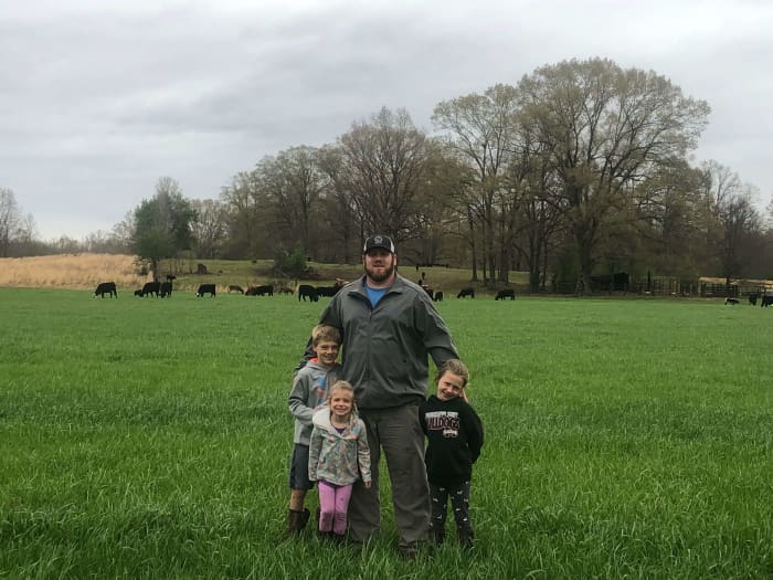 Field of Big Boss Tetraploid Annual Ryegrass in Mississippi.
