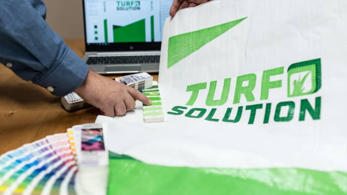 Turf solution bag.