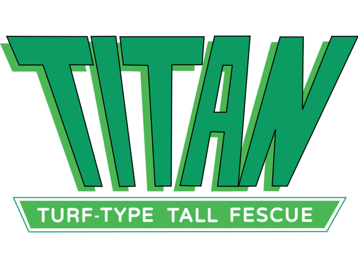Titan turf-type tall fescue logo