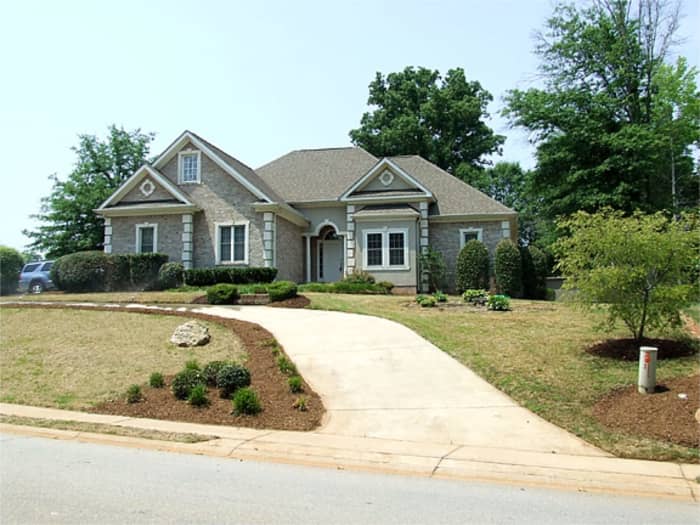 Lawn in Simpsonville, SC before planting Titan Ltd.