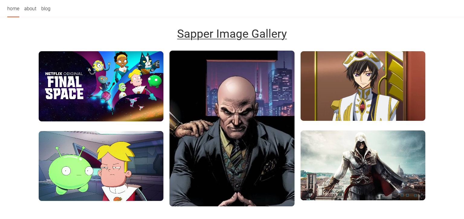 Sapper Image Gallery