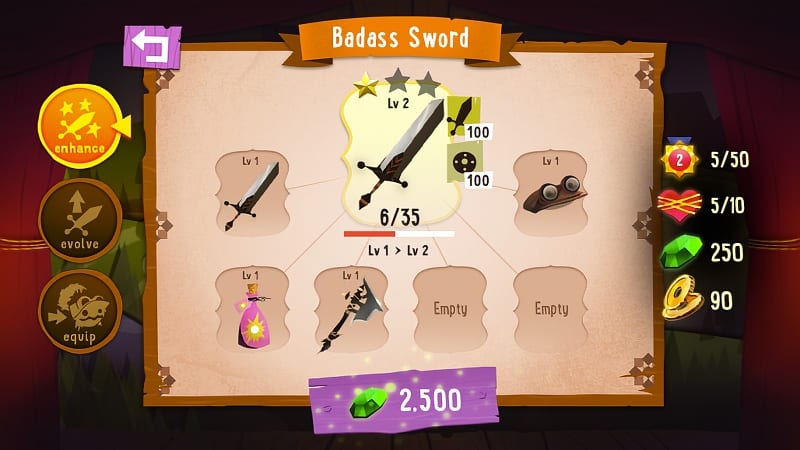 More Grinns UI Screens