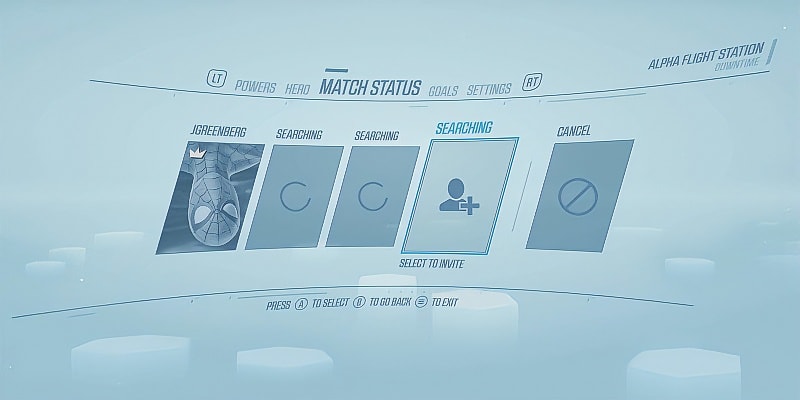 Marvel Powers United Screens